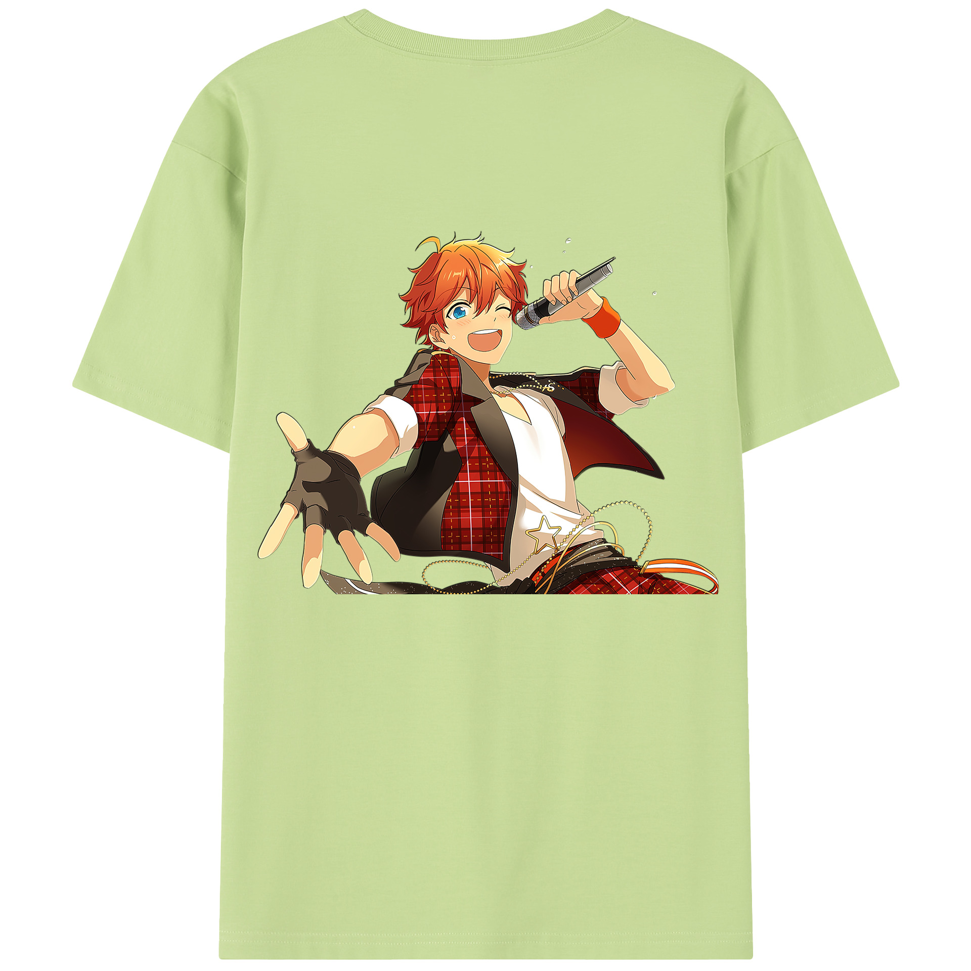 （画像用） あんさんぶるスターズ! Ensemble Stars 綿100％半袖Tシャツ（背面プリント）